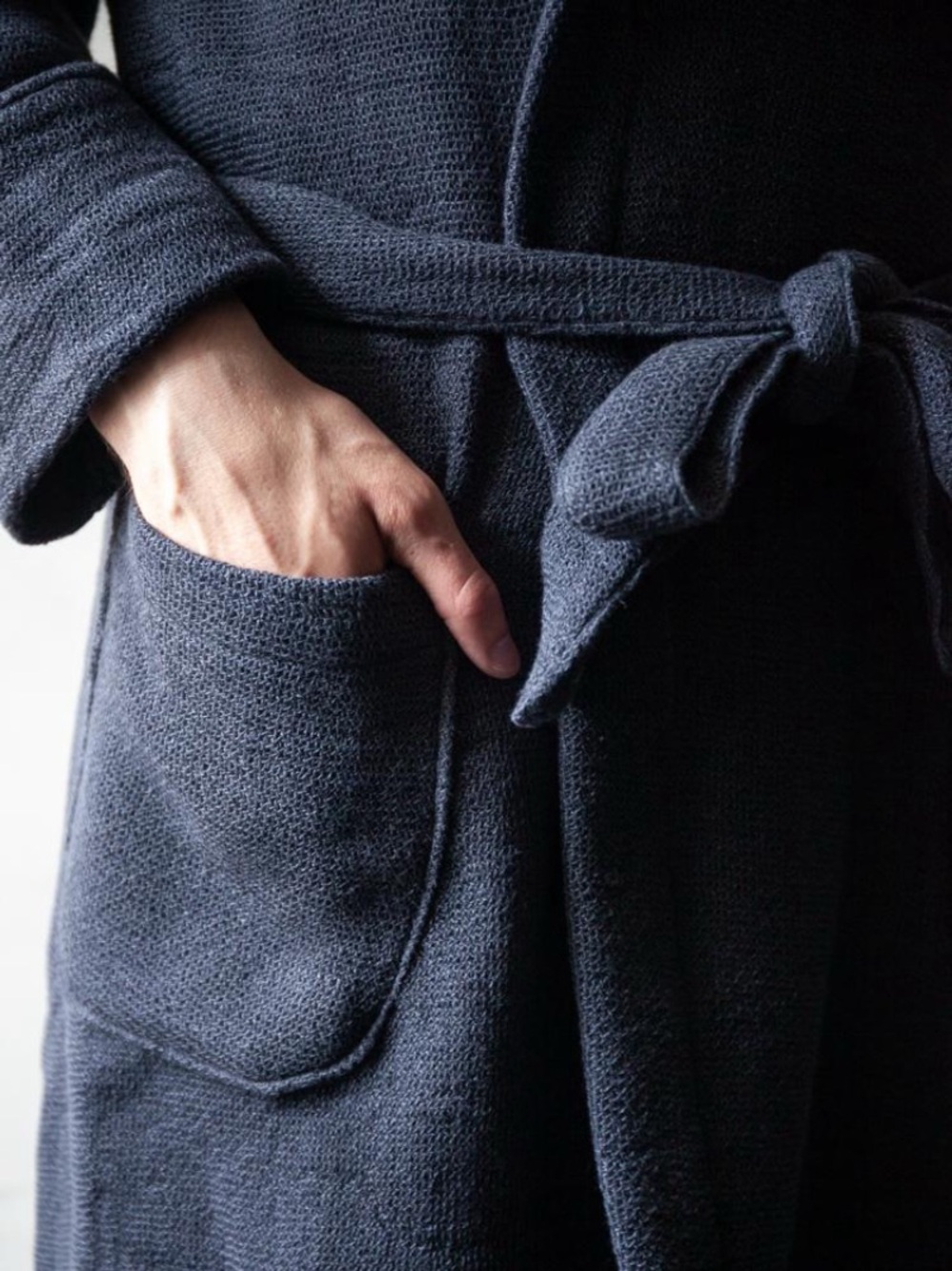 Lana Robe | Rikumo Japanese KONTEX Imabari ultra-luxe organic unisex cotton